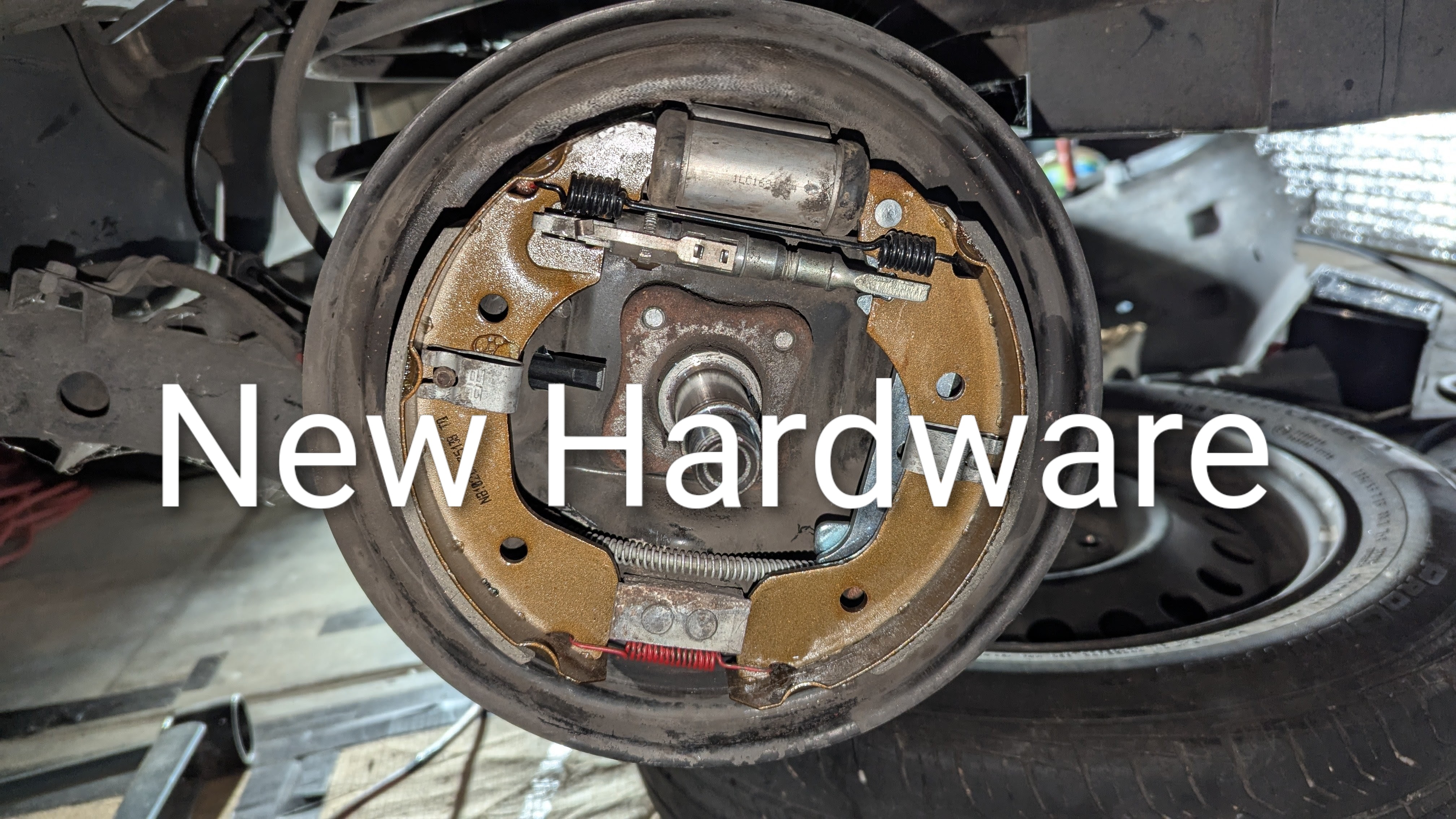 New Rear Brake Hardware